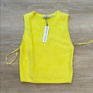 Alice + Olivia Yellow Tank Top